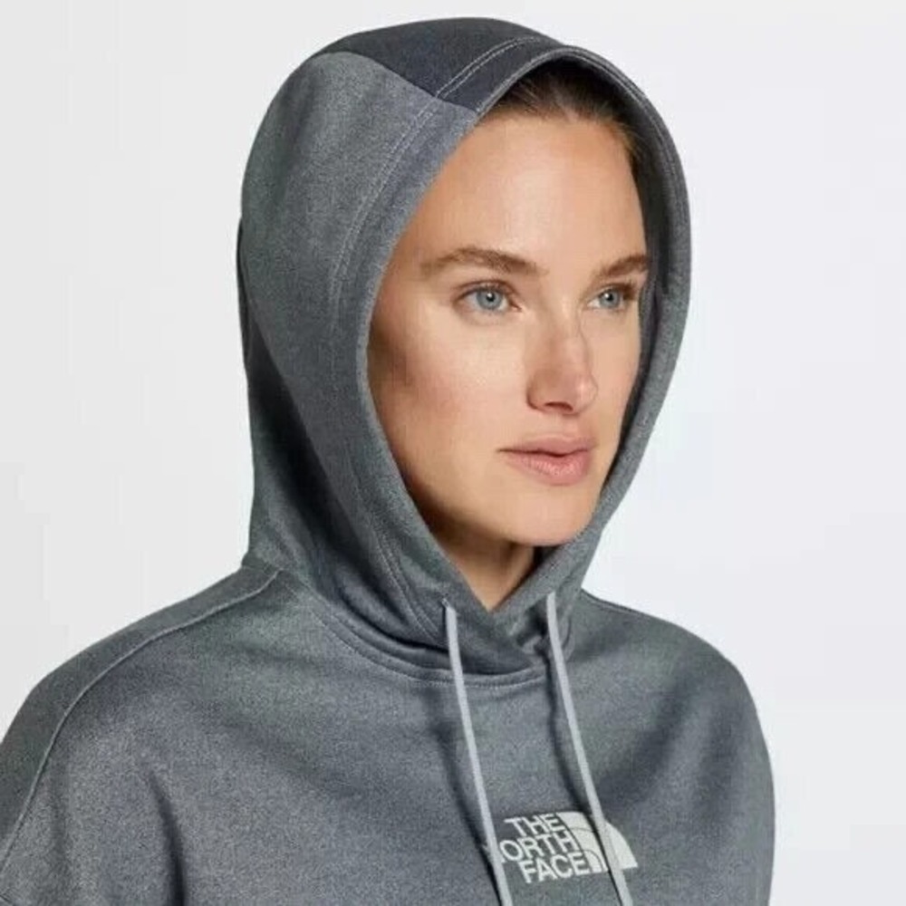 The North Face Horizon Performance Fleece Hoodie Grey Heather Women's XXL - Picture 7 of 7